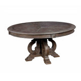 Solid Wood Pedestal Dining Table - OROA