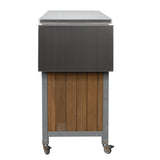 Foldable Outdoor Kitchen Island Cart - Cathy