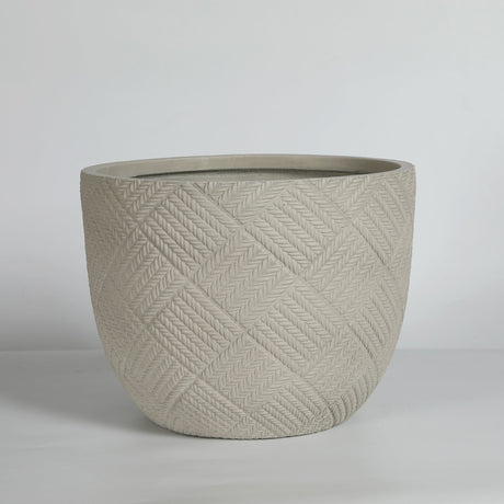 Round Concrete Planter (S/2)