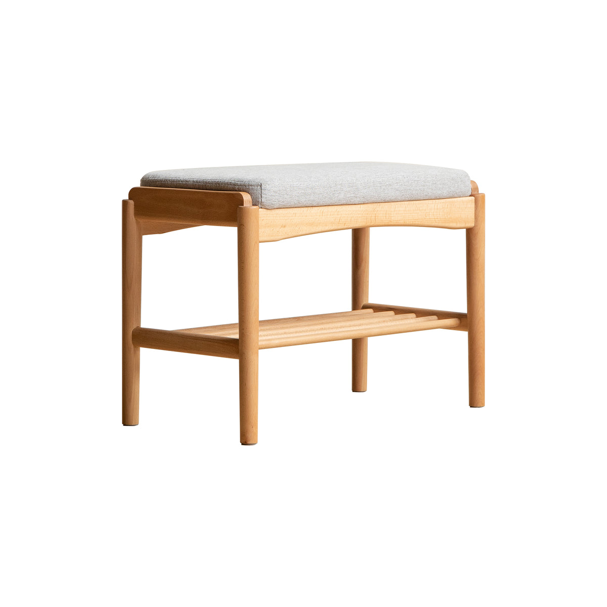 Natural Mid-Century Modern Storage Bench | Maison Naturelle