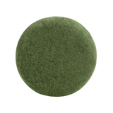 Nest - Round Upholstered Moss Green Ottoman - OROA