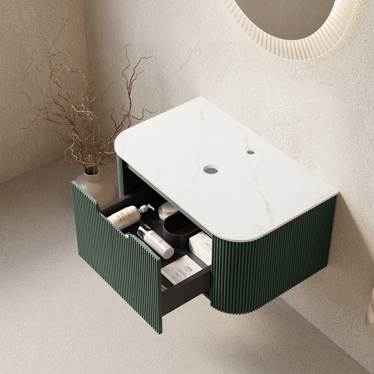 Wall Mounted Cabinet Carrara - OROA