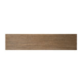 Hawthorne Reclaimed Elm Trestle Dining Bench, Heritage Medium Dark Brown - OROA Modern Furniture