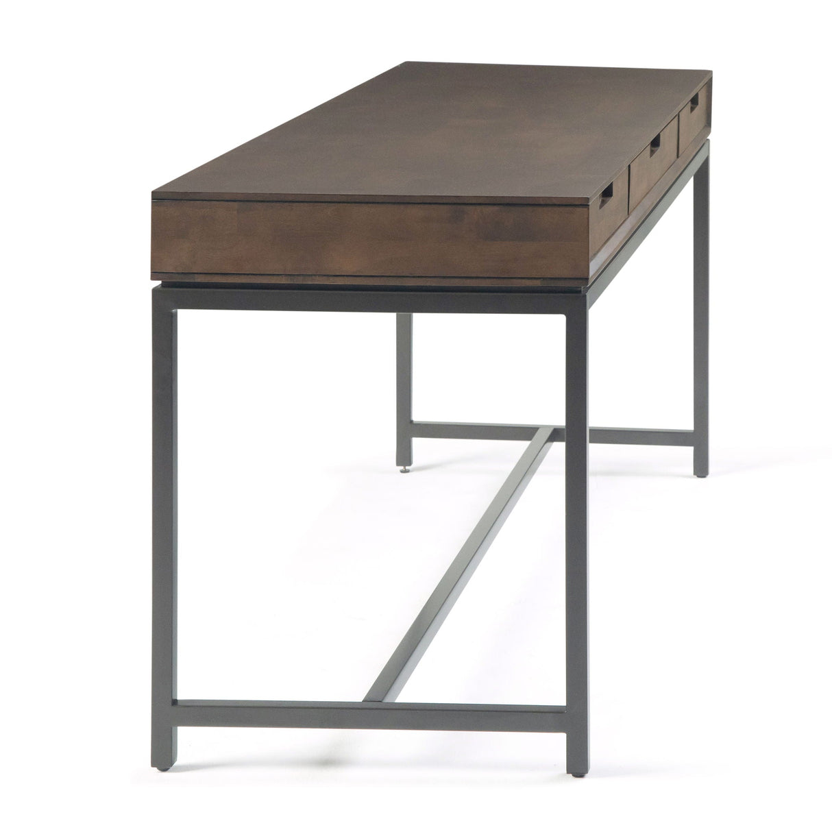 Handcrafted Solid Wood & Metal Desk - OROA
