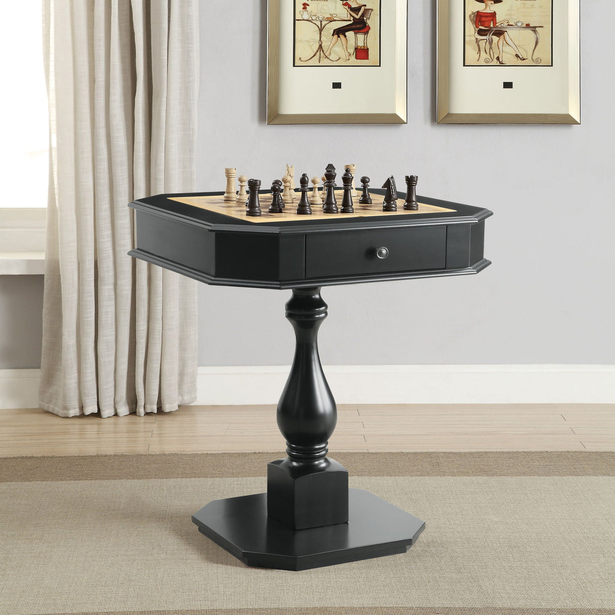 Reversible Chess Checker Game Table - OROA