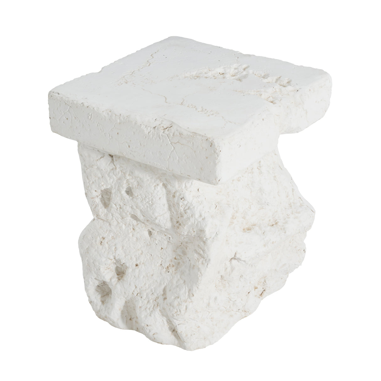Minimalist Patio Side table White - OROA