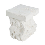 Minimalist Patio Side table White - OROA