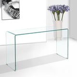 Elegant Tempered Glass Console - OROA