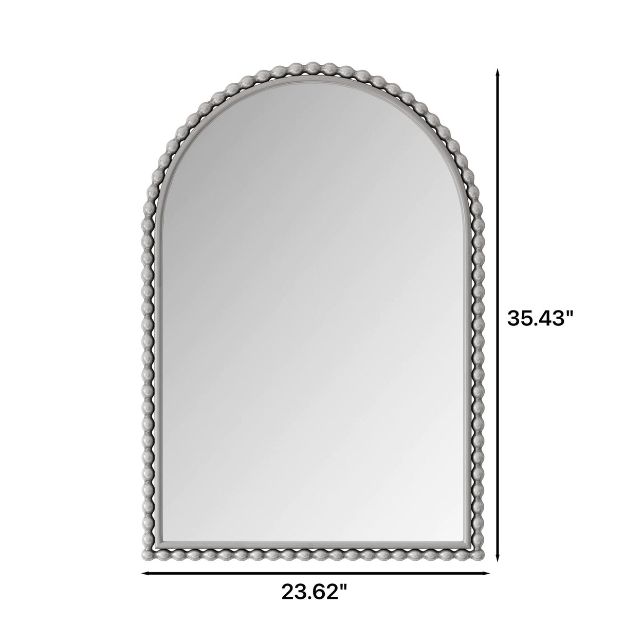 Vintage Iron Arch Wall Mirror - OROA