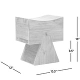 Scandi Ottoman Pine Wood - OROA