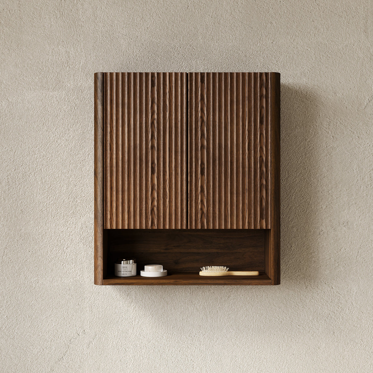 Wall-Mounted Striped Bathroom Cabinet - OROA