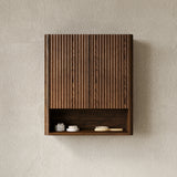 Wall-Mounted Striped Bathroom Cabinet - OROA