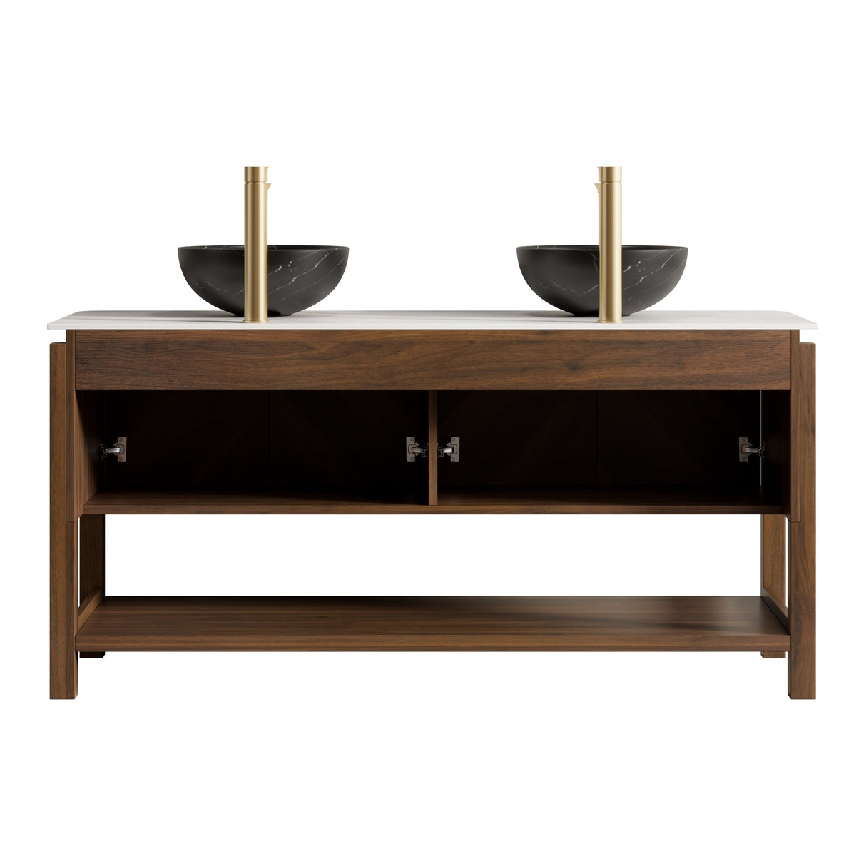 Modern 60" Bathroom Vanity with Sinter Stone Countertop - OROA