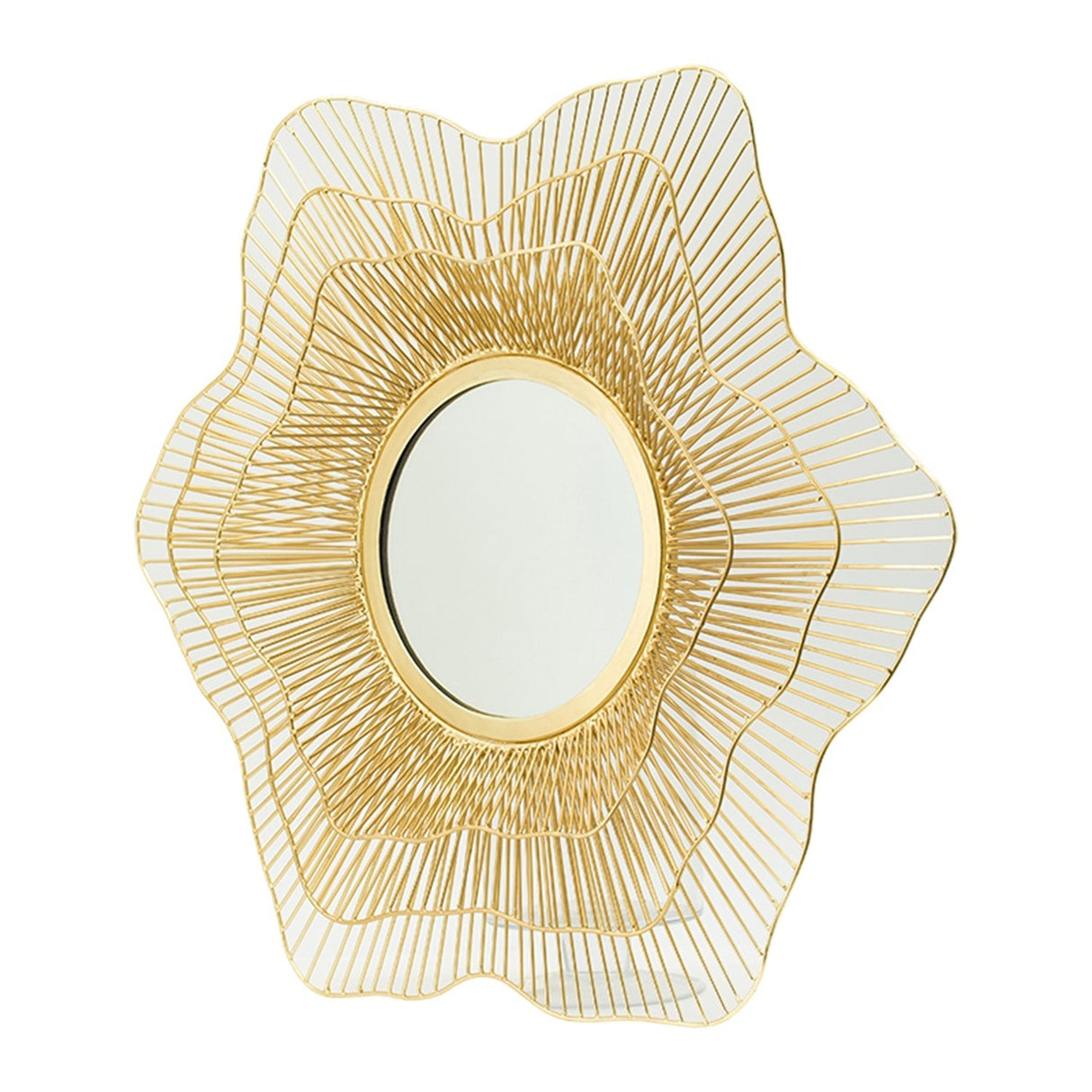 Metal Starburst Wall Mirror - OROA