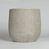 Round Concrete Planter (S/2) - Antique Grey