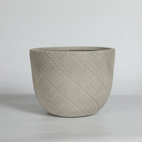 Round Concrete Planter (S/2)