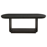 wood oval dining table