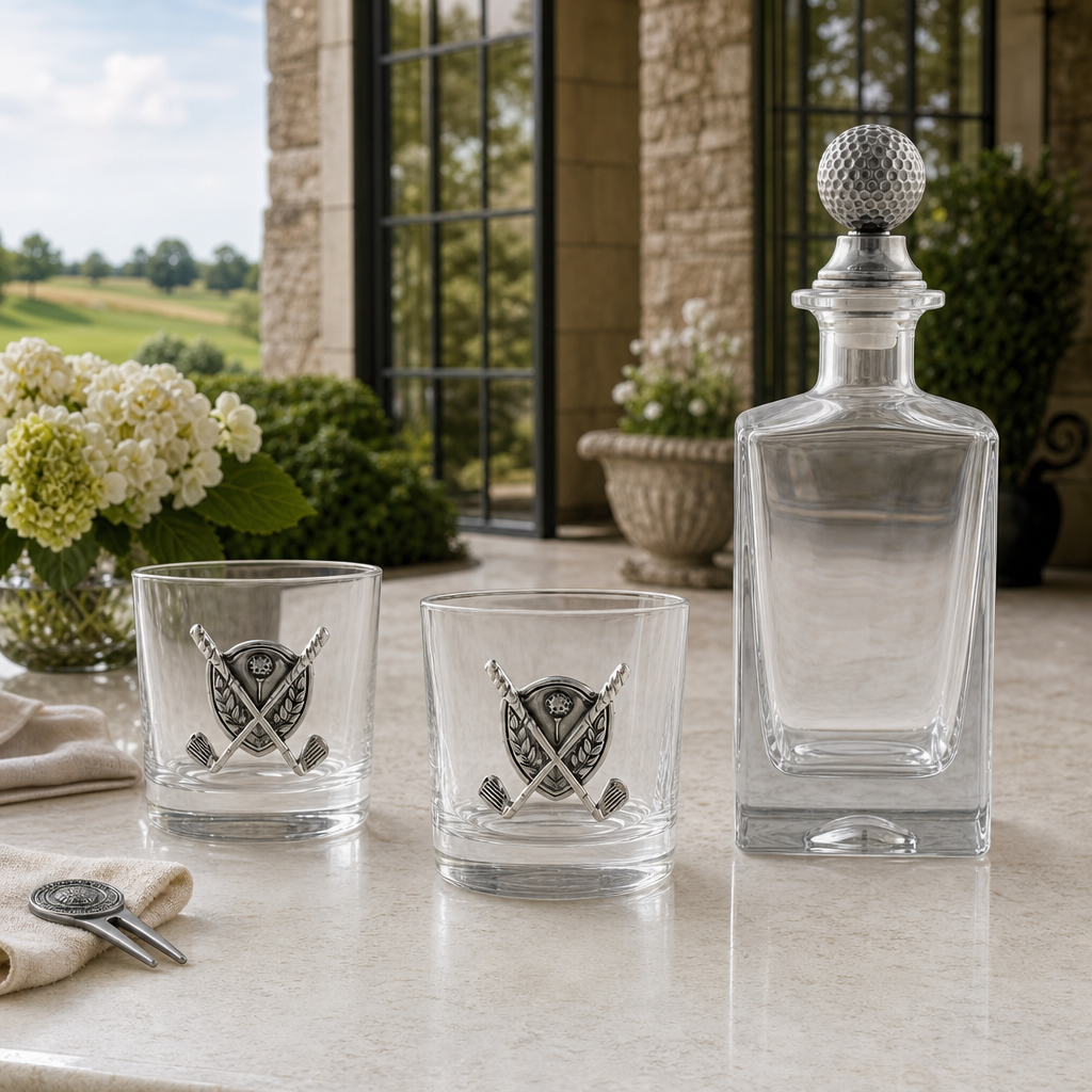 Luxury Golf Decanter & Glass Set - OROA