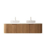 Bathroom Vanity & Glass Sink- OROA