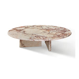 marble coffee table red stone 