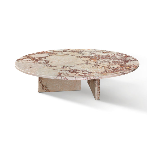 marble coffee table red stone 