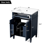 French Bathroom Vanity & Tip-Out Drawer - OROA