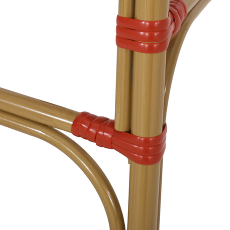 Outdoor Bar stool - French Bistro Red