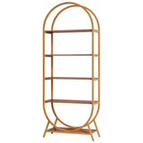 Modern Arched 5-Tier Bookshelf | OROA