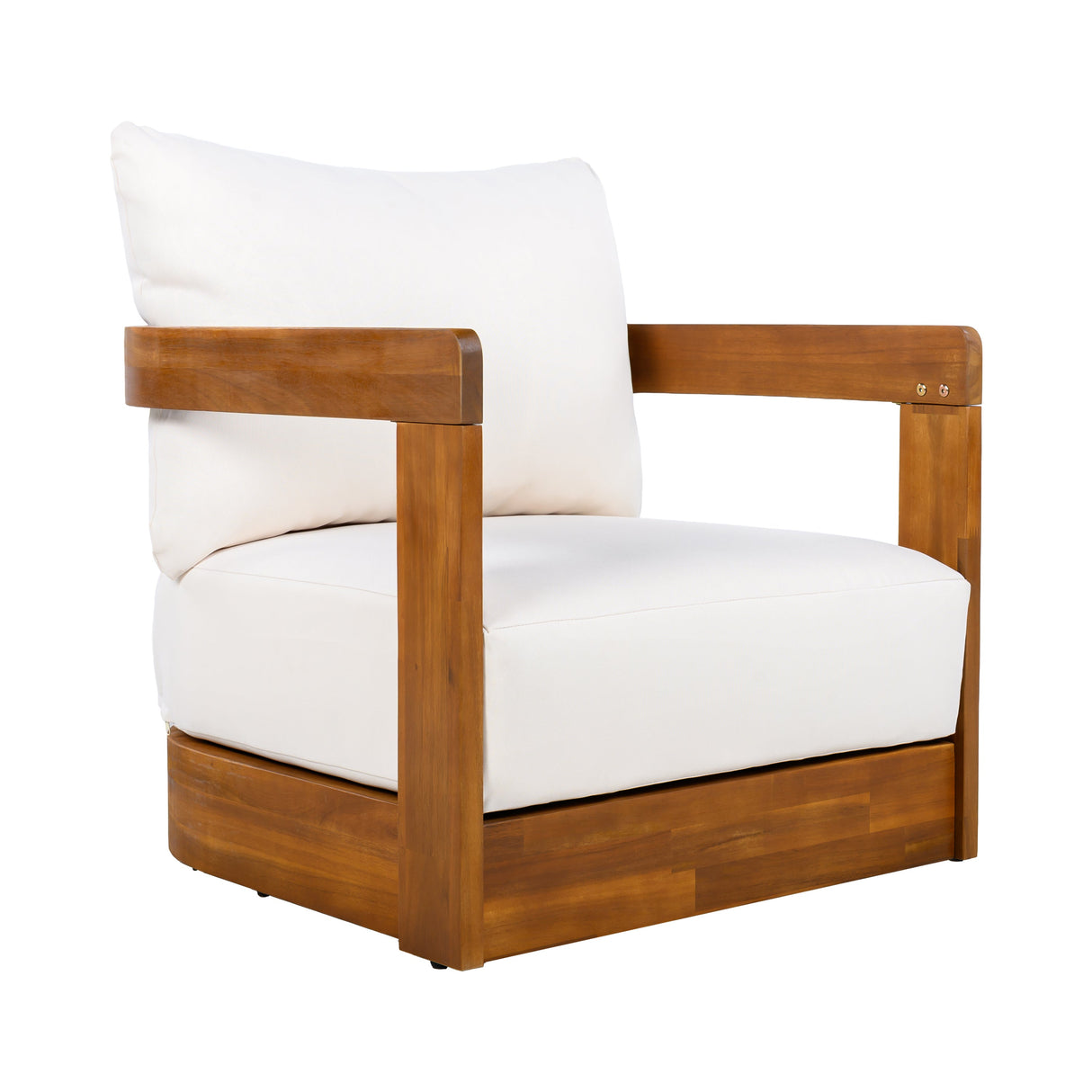 Premium Acacia Wood Outdoor Club Chair Capri
