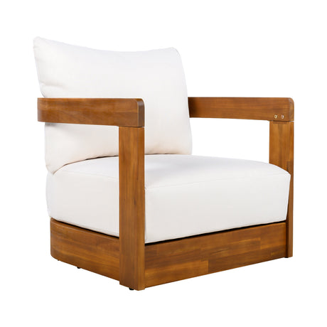 Premium Acacia Wood Outdoor Club Chair Capri