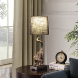 Wildlife Old World Antique Bronze Capuchin Monkey Table Lamp