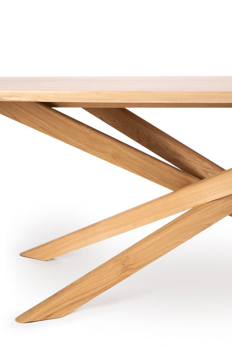 Oval Oak Dining Table | Ethnicraft Mikado | Oroa.com