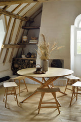 Round Dining Table | Ethnicraft Mikado | OROA