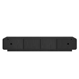 Black Wave Front Media Console 86 Inch – OROA, view 7
