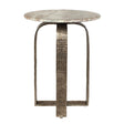 Modern European furniture - Round Marble Indoor/Outdoor Side Table - www.oroa.com
