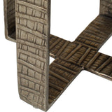 Modern European furniture - Round Marble Indoor/Outdoor Side Table - www.oroa.com