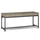 Handcrafted Solid Wood & Metal Desk - OROA