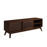 Mid Century Modern Rattan TV Stand - OROA