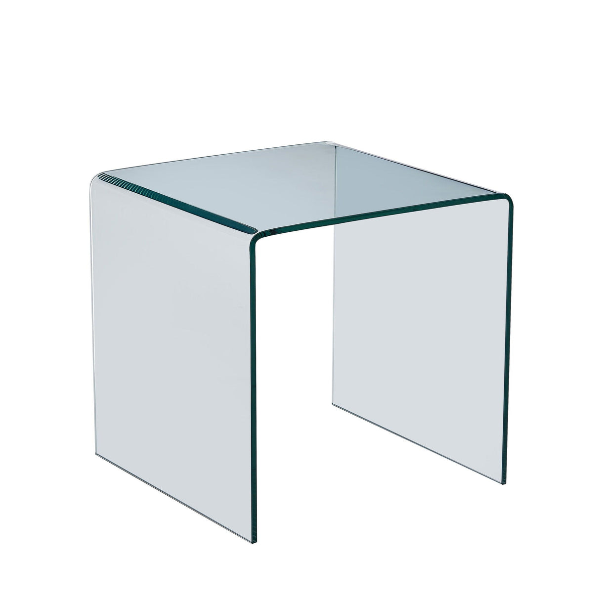 Clear Tempered Glass Side Table - OROA