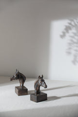 Sculptural Horse Bookends (S/2)