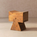 Scandi Ottoman Pine Wood - OROA