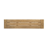 Modern European furniture - Natural and Grey Outdoor Bench - www.oroa.com