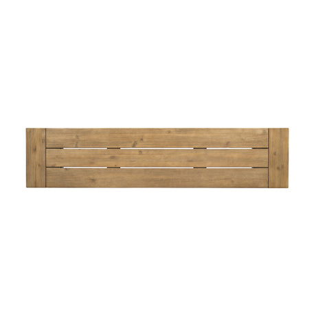 Modern European furniture - Natural and Grey Outdoor Bench - www.oroa.com