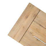 Modern European furniture - Natural and Grey Outdoor Bench - www.oroa.com