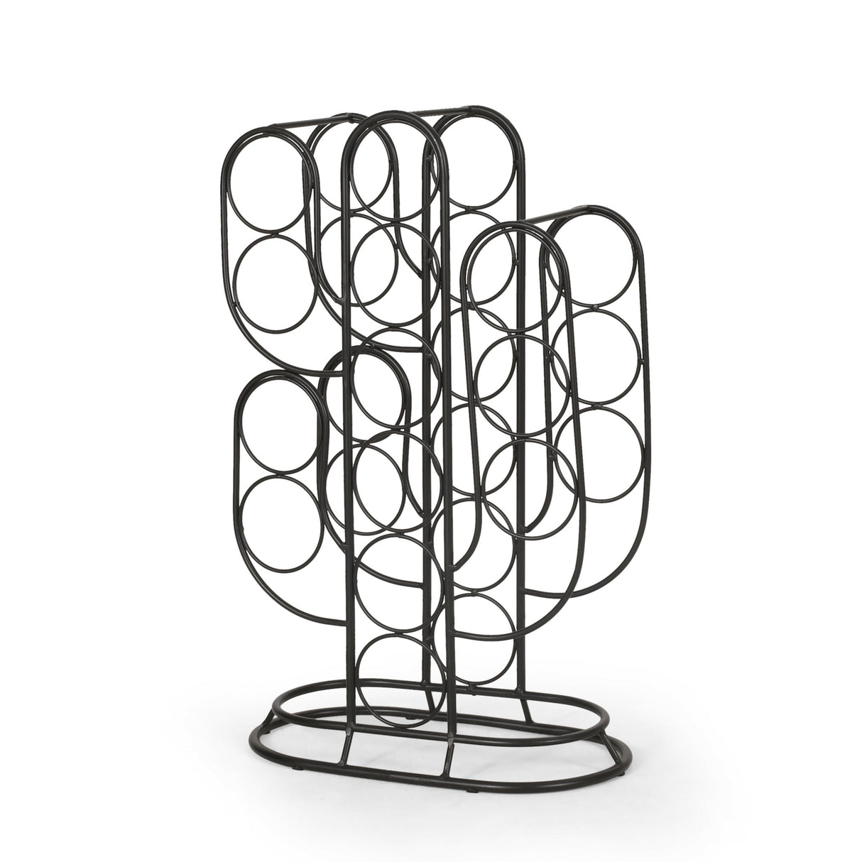 Industrial Black Wine Rack - 13 bottles - OROA