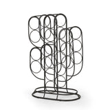 Industrial Black Wine Rack - 13 bottles - OROA