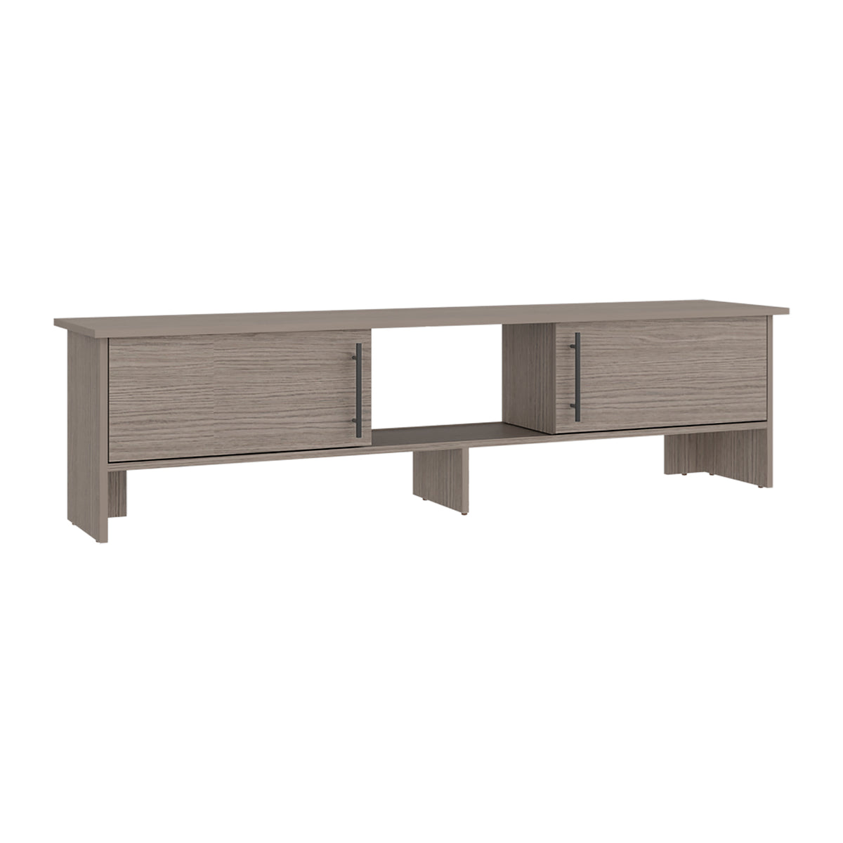 Gray Wash Low Profile Media Console – OROA, view 2