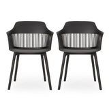Modern Black Indoor-Outdoor Dining Chair | Catchy