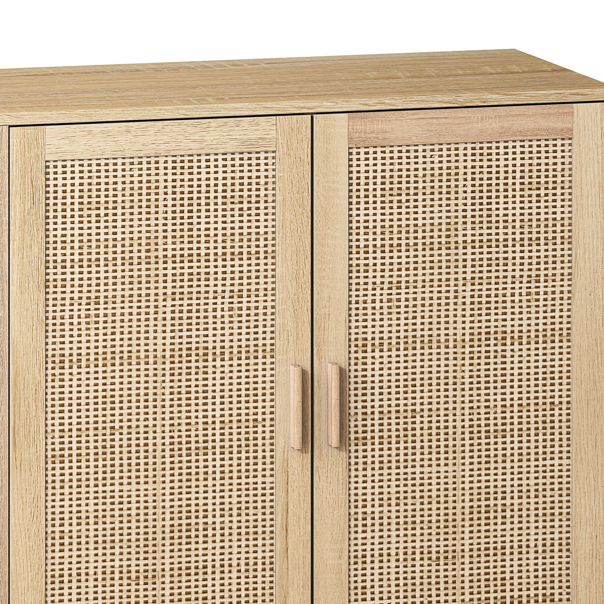 Elegant Rattan Storage Cabinet - OROA