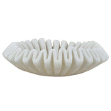 Wavy Sand bowl - White Finish